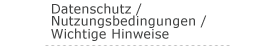 Nutzungsbedingungen